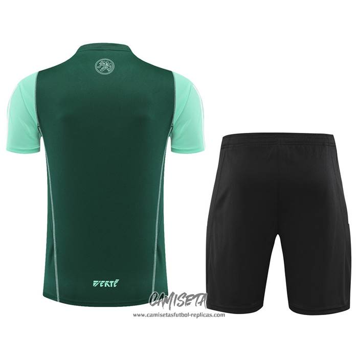 Chandal del Argelia 2023-2024 Manga Corta Verde - Pantalon Corto